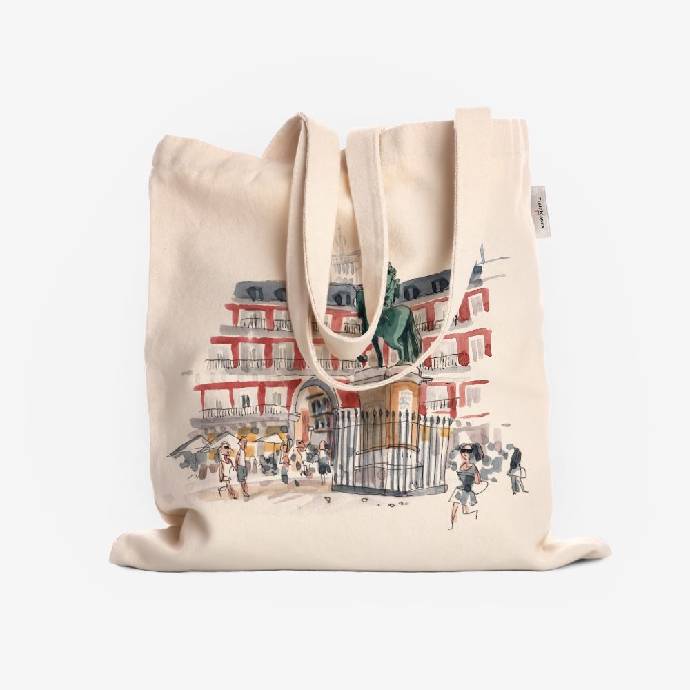 Plaza Mayor - MADRID - Tote bag - Tintablanca